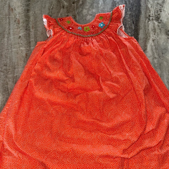Smocked dress with Angel sleeves. Size 3 - Picture 1 of 4